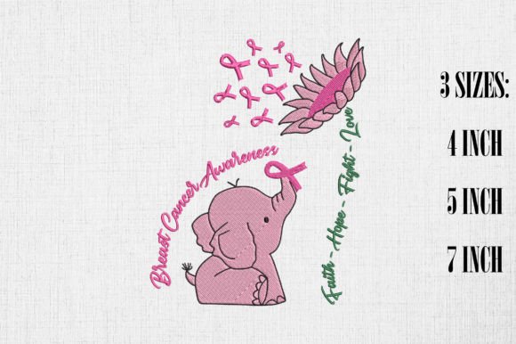 Breast Cancer Sunflower Pink Elephant Review