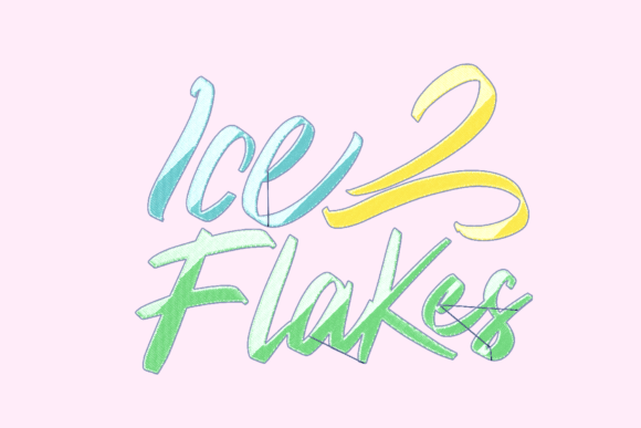 Ice Flakes Lettering: A Designer’s Review