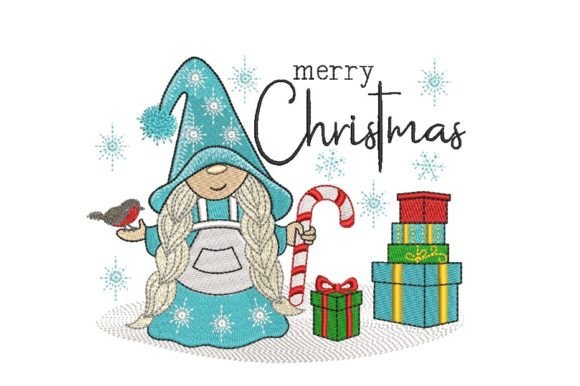 Review: Christmas Girl Gnome for Holiday Embroidery