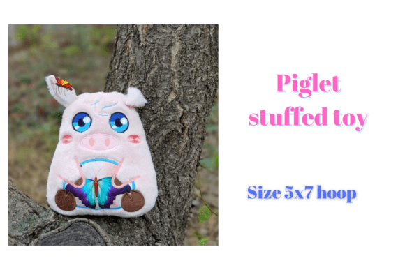 Review: Piglet Plush Doll ITH for Craft Fairs