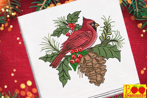 Reviewing Christmas Tree Cardinal Bird for Boutique Apparel