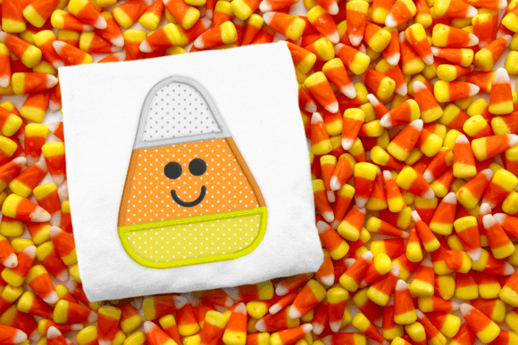 Reviewing Smiling Candy Corn Applique for Etsy Shops