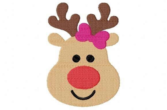 Reviewing the Christmas Girl Reindeer Face Design