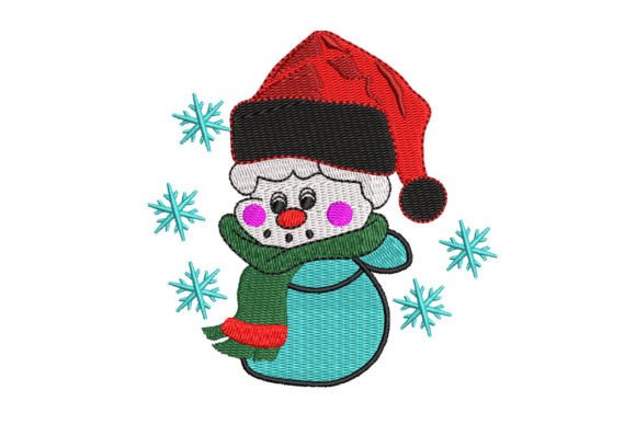 Reviewing the Christmas Snow Man Embroidery Design